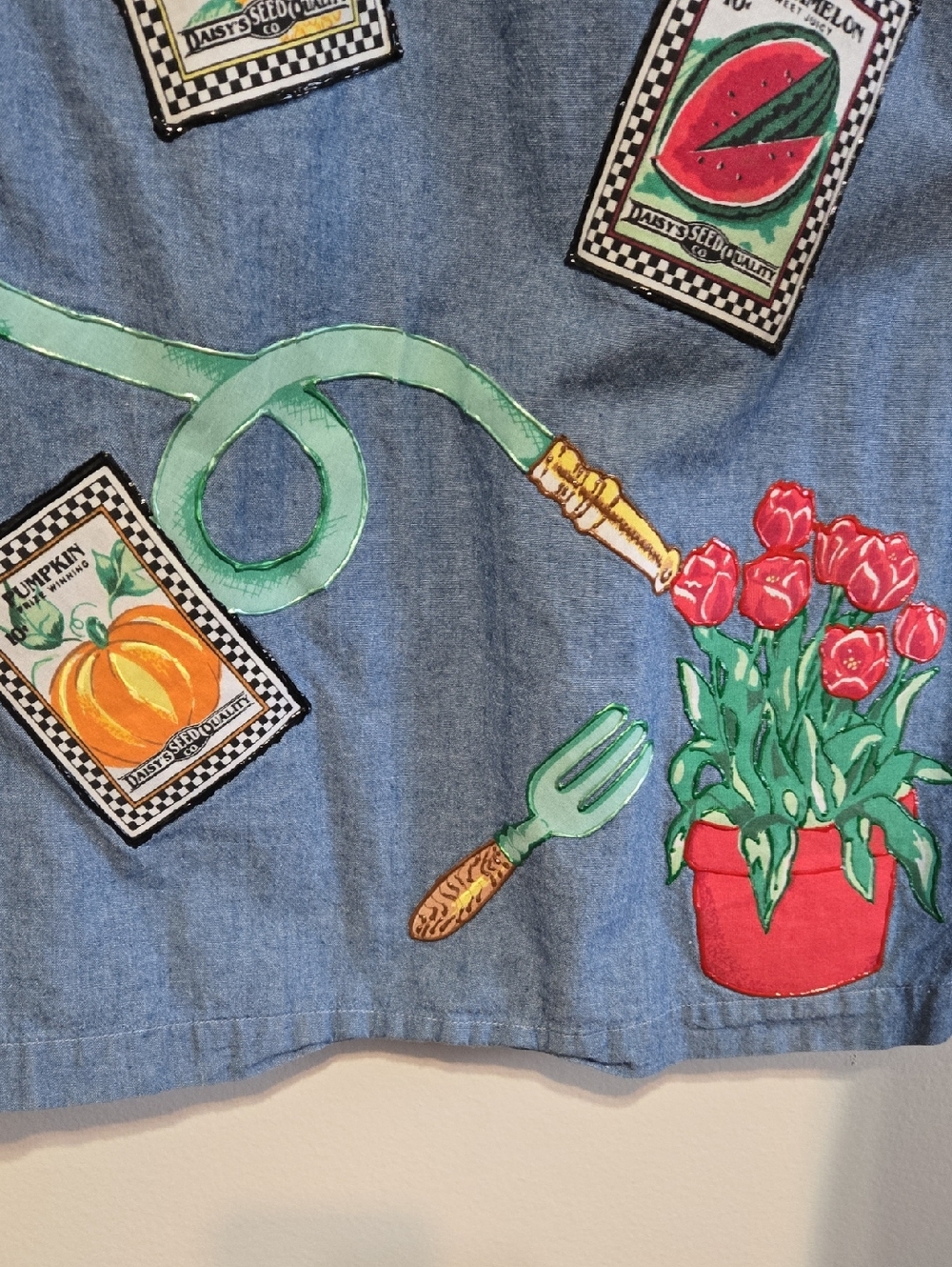 Vintage Denim Gardening Dress - Picture 10 of 11
